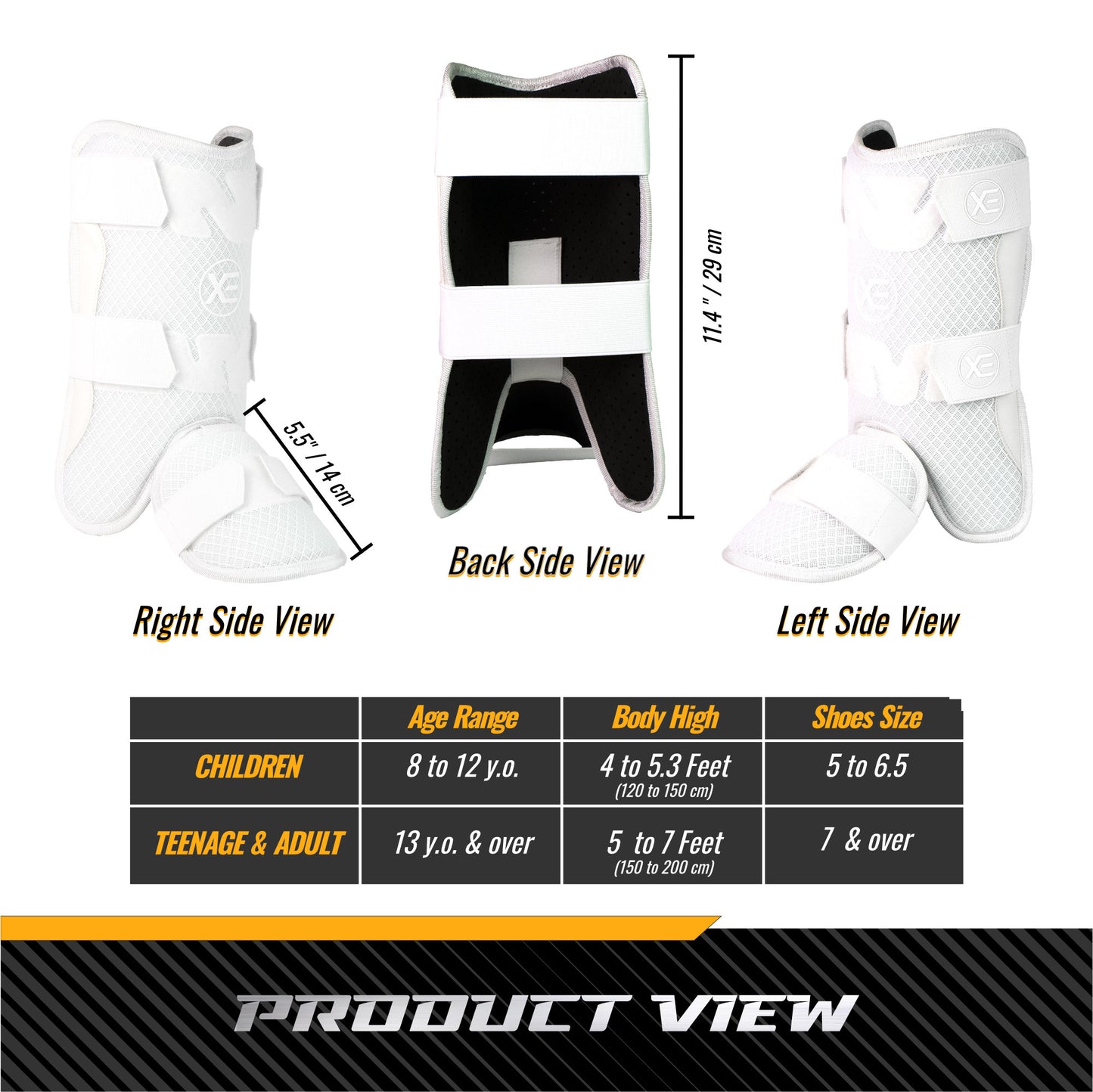 Baseball Leg Guard - Batter's Leg Guard with Adjustable Straps for Youth and Adult