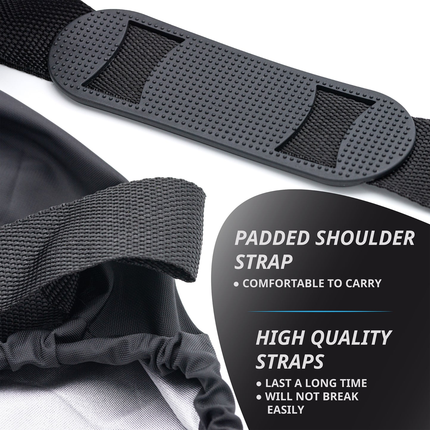 Heavy Duty Kayak Cover with 600D Oxford Fabric (Fits 7.8-18ft) for UV Protection, Waterproof and Dustproof - Compatible with Canoe